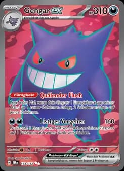 Gengar-ex card in German
