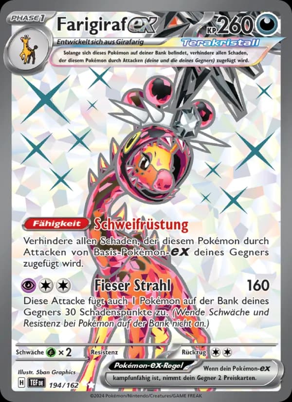 Farigiraf-ex card in German