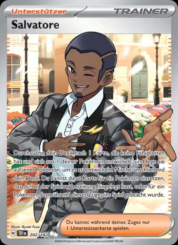 Salvatore card in German