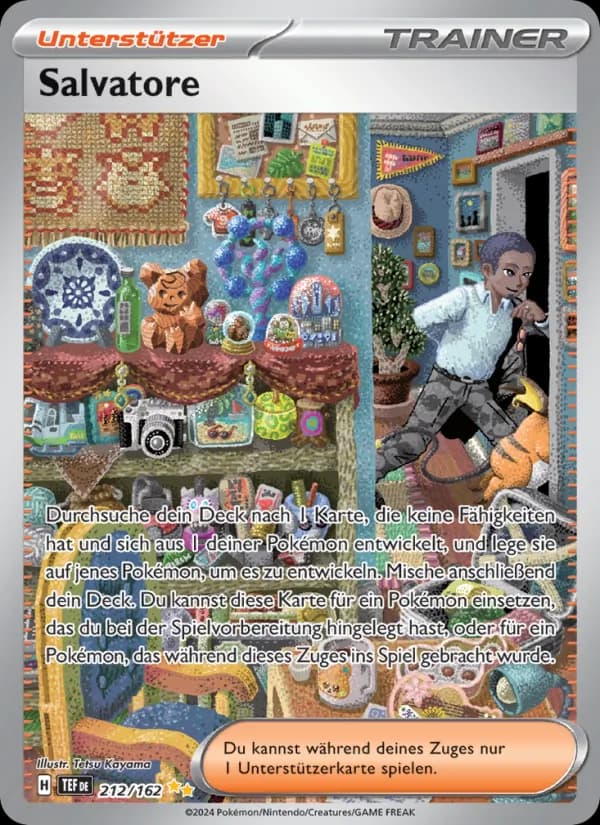 Salvatore card in German