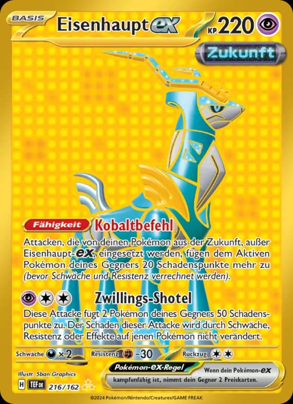 Eisenhaupt-ex card in German