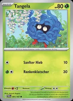 Tangela card in German