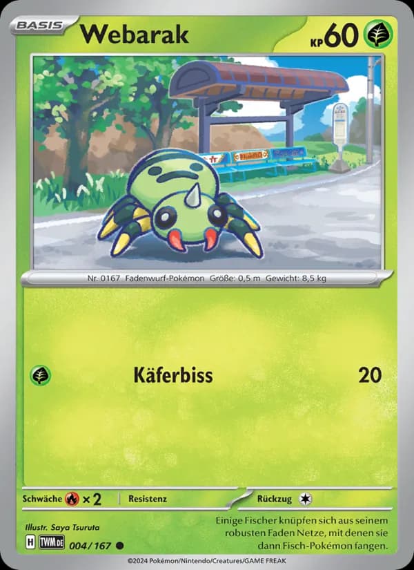 Webarak card in German