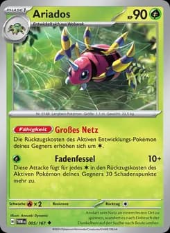 Ariados card in German