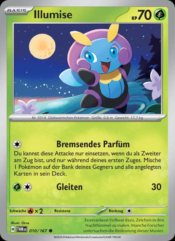 Illumise card in German