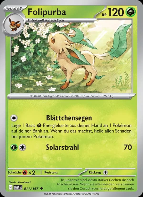 Folipurba card in German
