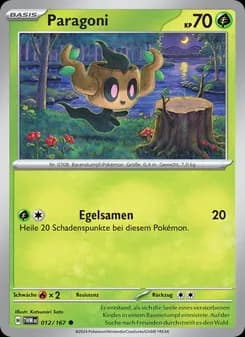 Paragoni card in German
