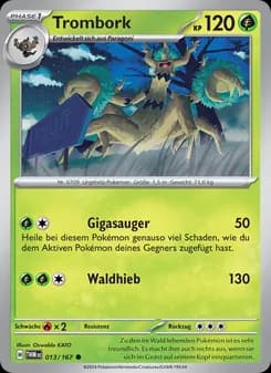 Trombork card in German