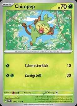 Chimpep card in German