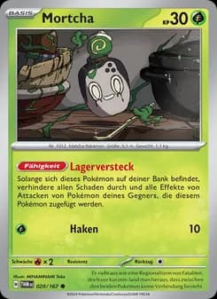 Mortcha card in German