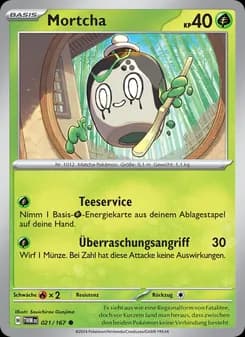 Mortcha card in German