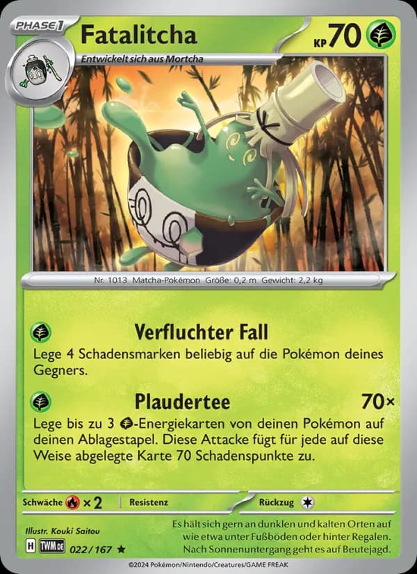 Fatalitcha card in German