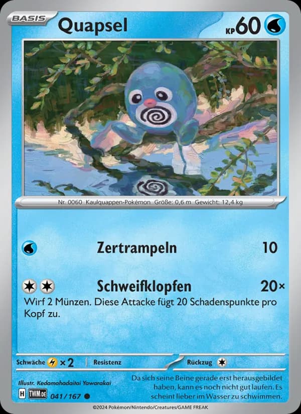 Quapsel card in German