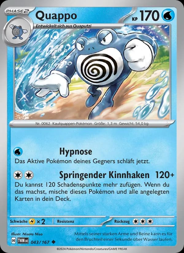 Quappo card in German