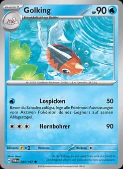 Golking card in German