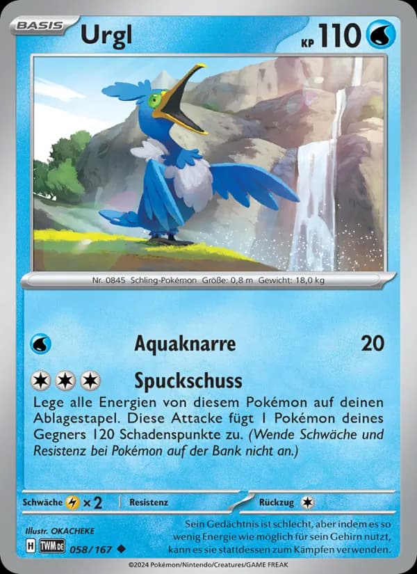 Urgl card in German