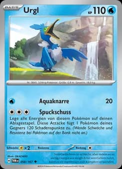 Urgl card in German