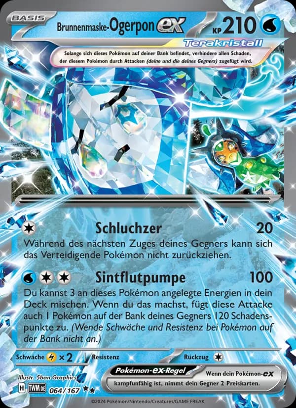 Brunnenmaske-Ogerpon-ex card in German