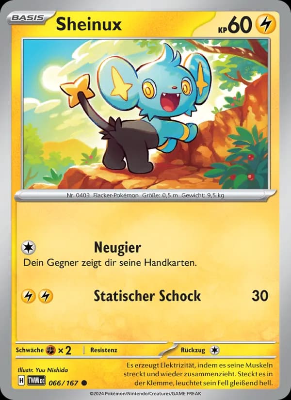 Sheinux card in German