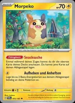 Morpeko card in German
