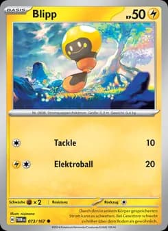 Blipp card in German