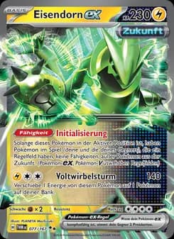 Eisendorn-ex card in German