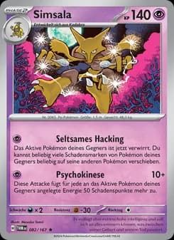 Simsala card in German