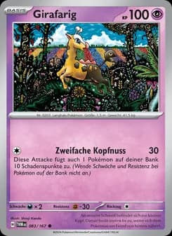 Girafarig card in German