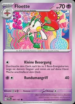 Floette card in German