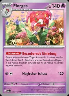 Florges card in German