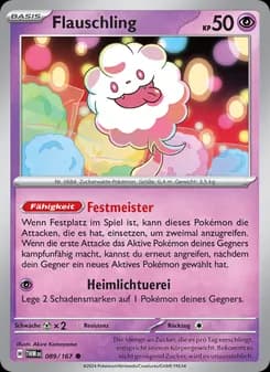 Flauschling card in German