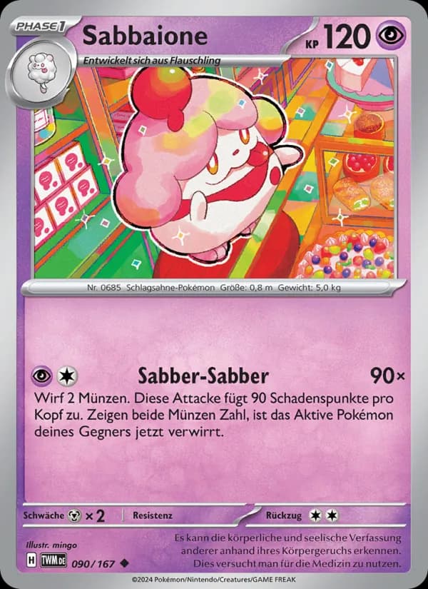 Sabbaione card in German