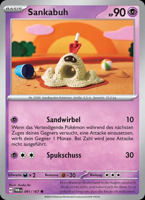 Sankabuh card in German