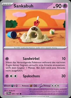Sankabuh card in German