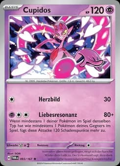 Cupidos card in German