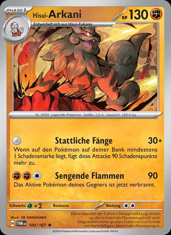 Hisui-Arkani card in German