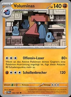 Voluminas card in German