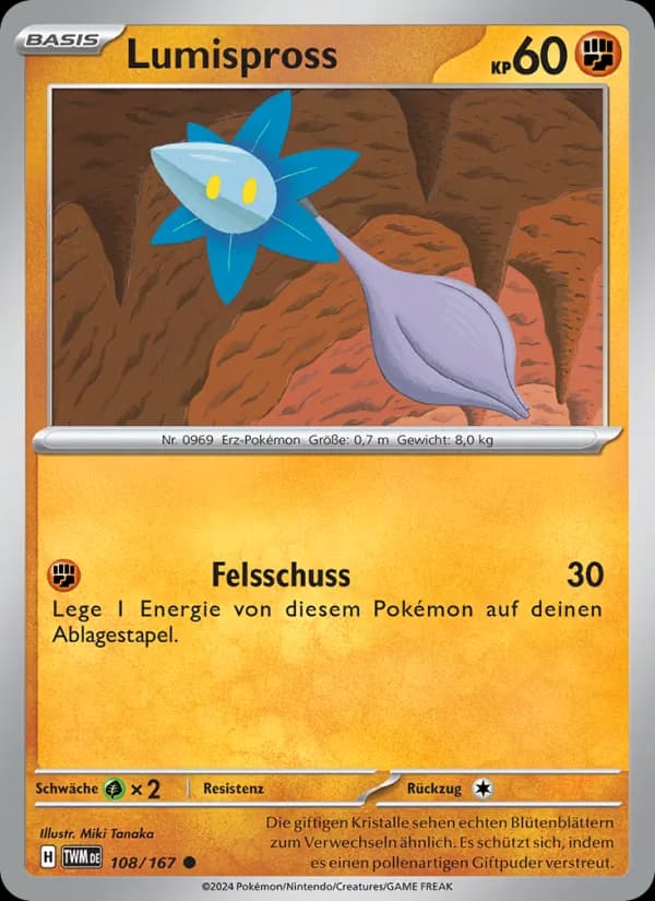Lumispross card in German