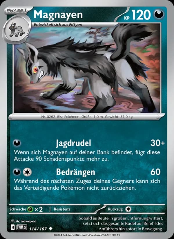 Magnayen card in German