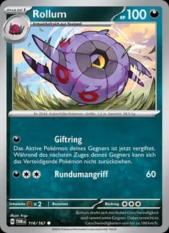 Rollum card in German