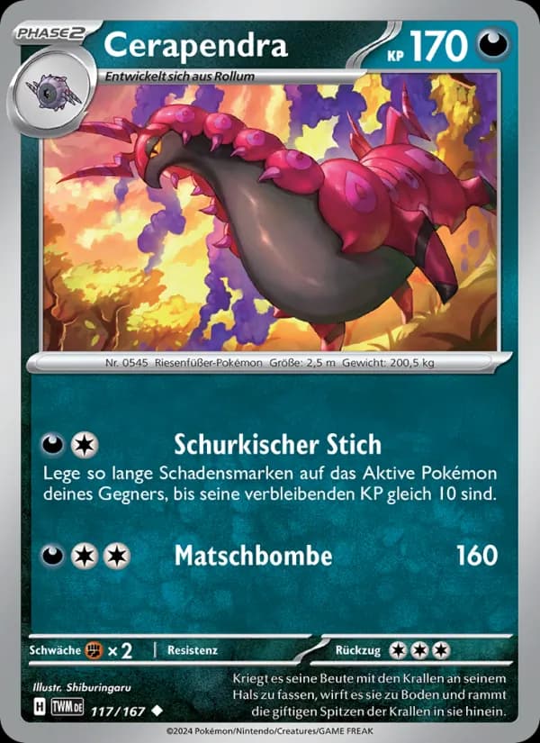 Cerapendra card in German