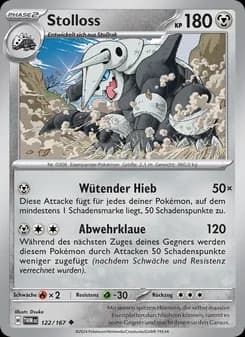 Stolloss card in German
