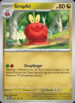 Sirapfel card in German