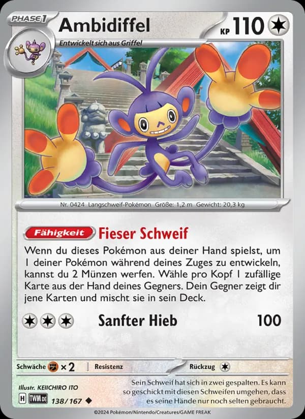 Ambidiffel card in German