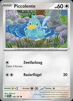 Piccolente card in German