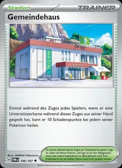 Gemeindehaus card in German