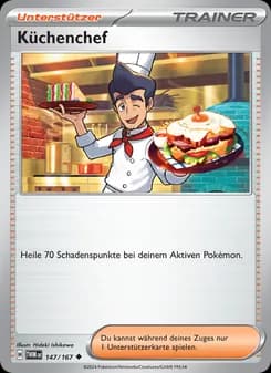 Küchenchef card in German