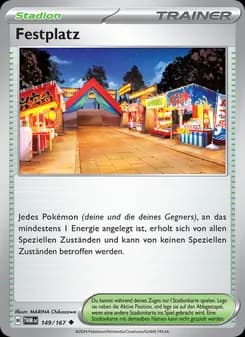 Festplatz card in German