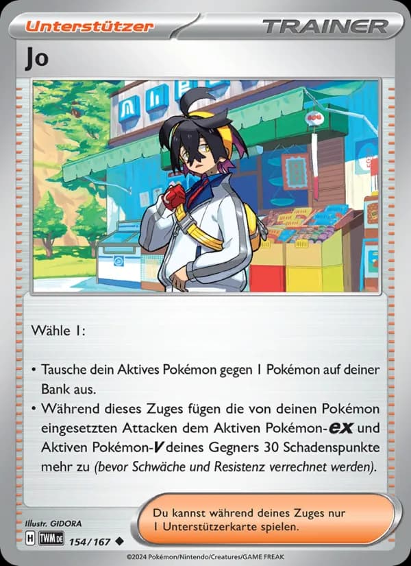 Jo card in German