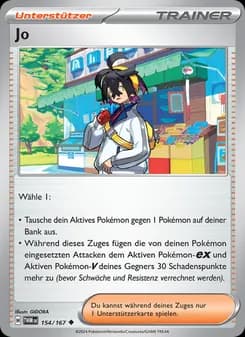 Jo card in German